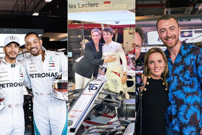 Celebrities at the Abu Dhabi Grand Prix 2018 